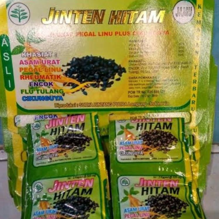 

[H-92 »] Obat/Jamu Jinten Hitam Kapsul Saset Hijau Original 100% (per Saset)-premium