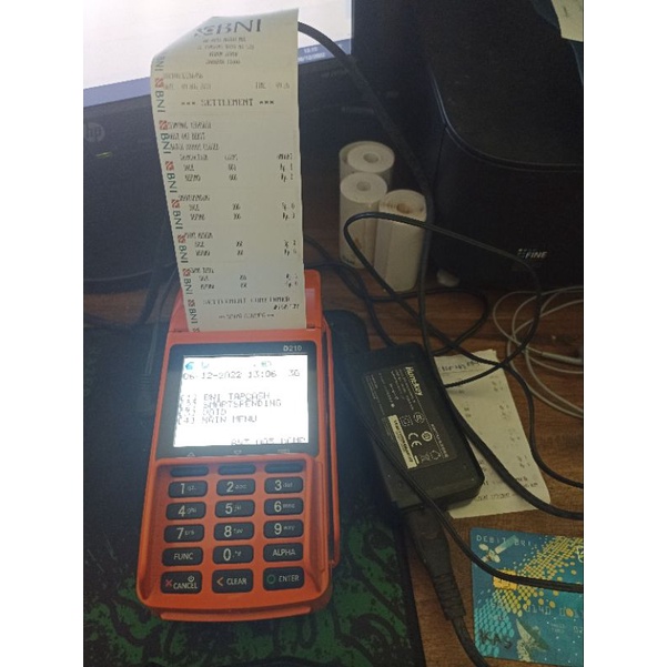 Mesin EDC PAX D210 bekas Agen BNI46 Merchant