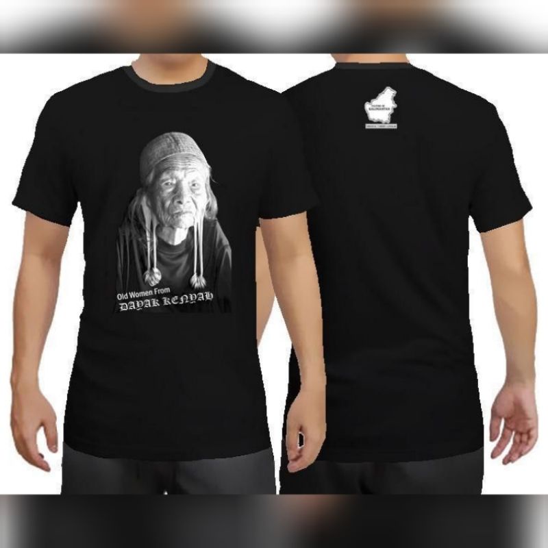 Baju Kaos Motif Suku Dayak Motif Khas Dayak Distro Kalimantan