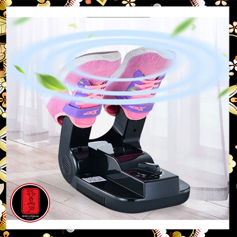 TaffHOME Pengering Sepatu Elektrik Shoe Dryer 200 W 220 V - QDL-01051 - Black