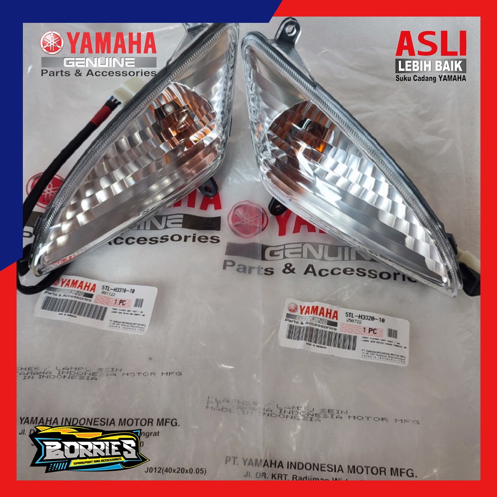 SEN SEIN ASSY DEPAN MIO LAMA SPORTY BOHLAM GEDE SOKET 3 ORIGINAL ORI YAMAHA