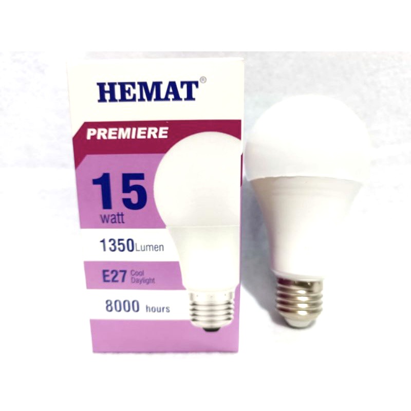 Bohlam Bola Lampu Led Hemat Premier 5W 10W 15W 20W Murah Sangat Terang