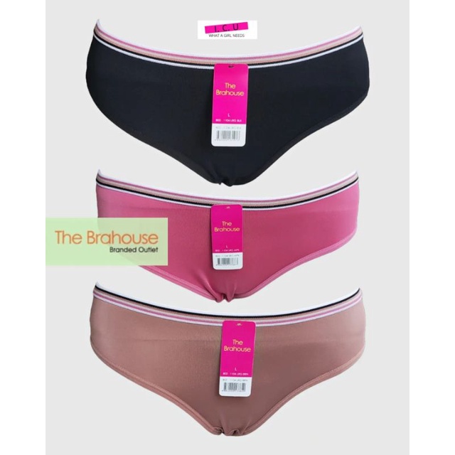 Celana Dalam Wanita Polos Panty Midi Original The Brahouse B02-1104 Size L