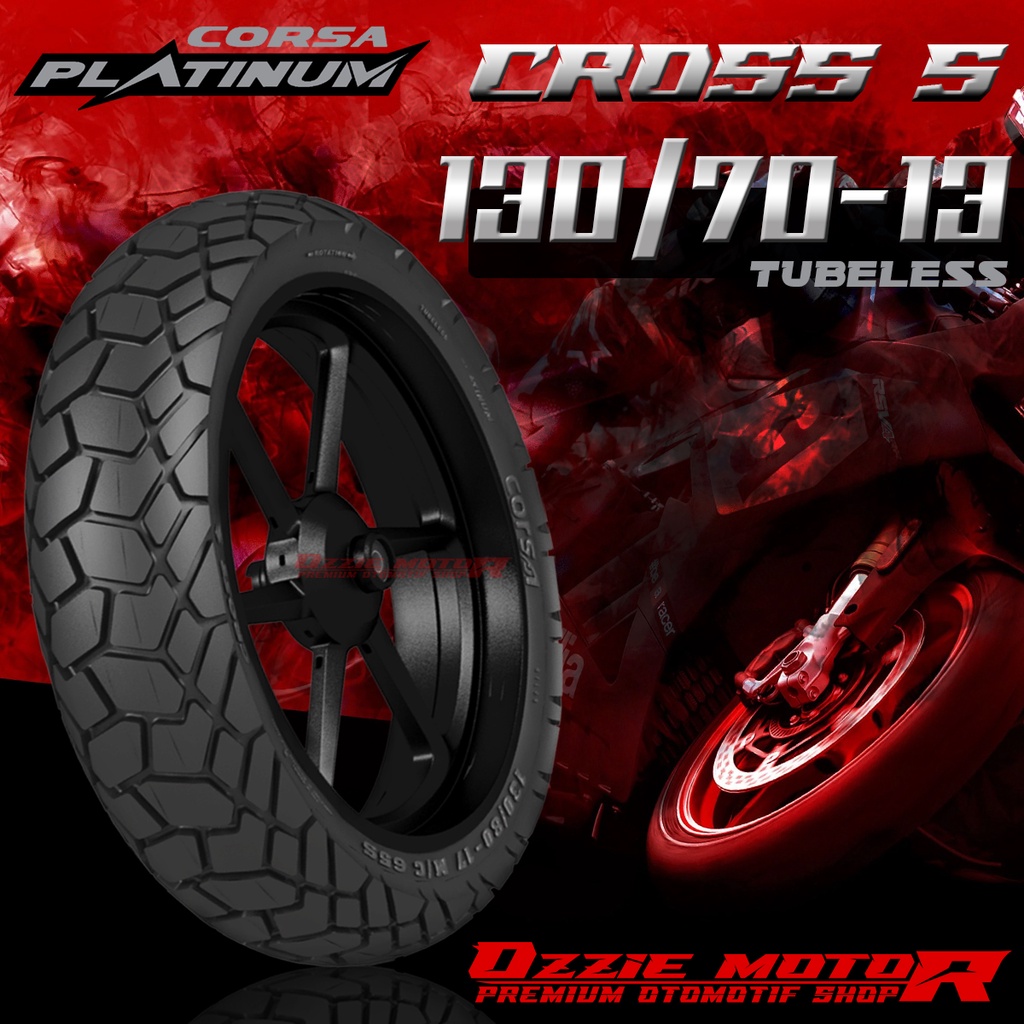 CORSA CROSS S RING 13 BAN TUBELESS DUAL PURPOSE UKURAN 110/70-13 | 120/70-13 | 130/70-13 | 140/70-13 BAN MOTOR NMAX ADV BAN SEMI TRAIL ORIGINAL