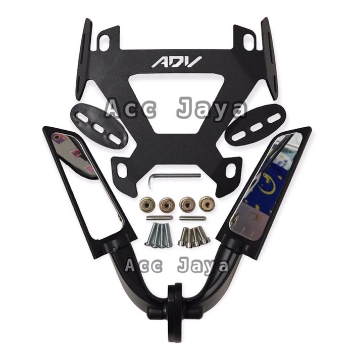 PAKET SPION VARIASI FULL CNC + BREKET SERPO SET HONDA ADV 150 DAN ADV 160