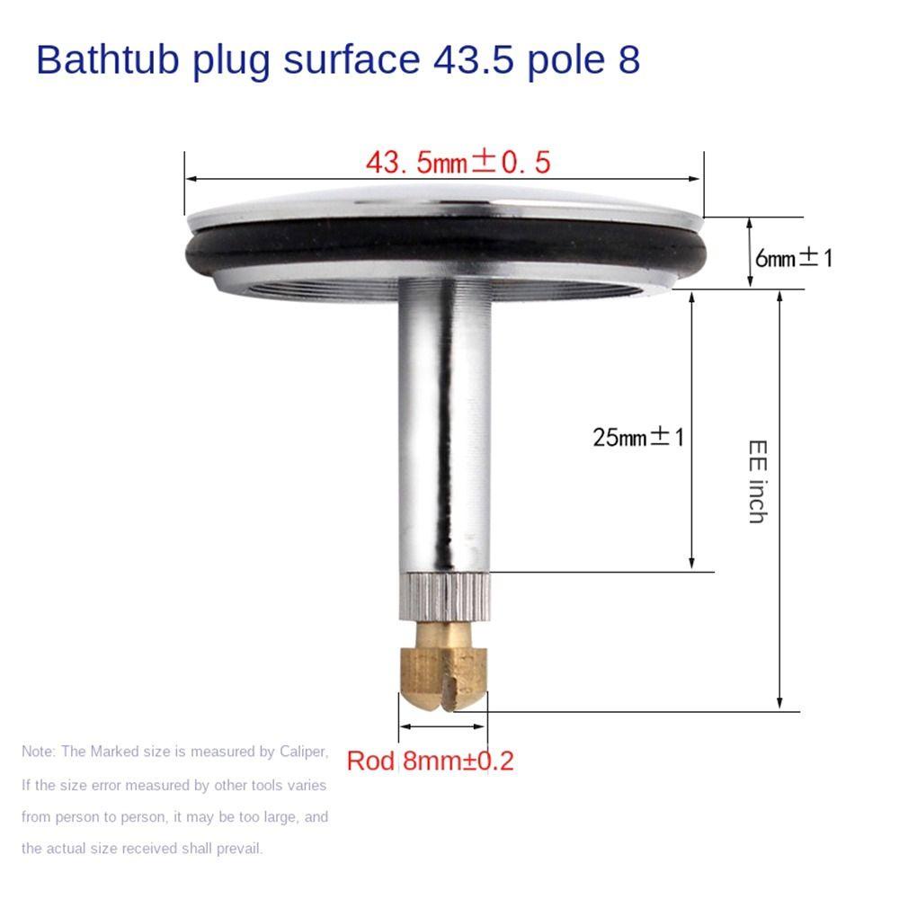 Populer Drain Stopper Bak Pembuangan Pop Up Sumbat Limbah Bak Mandi Wastafel Filter Air Pengganti Bak Saringan Saluran