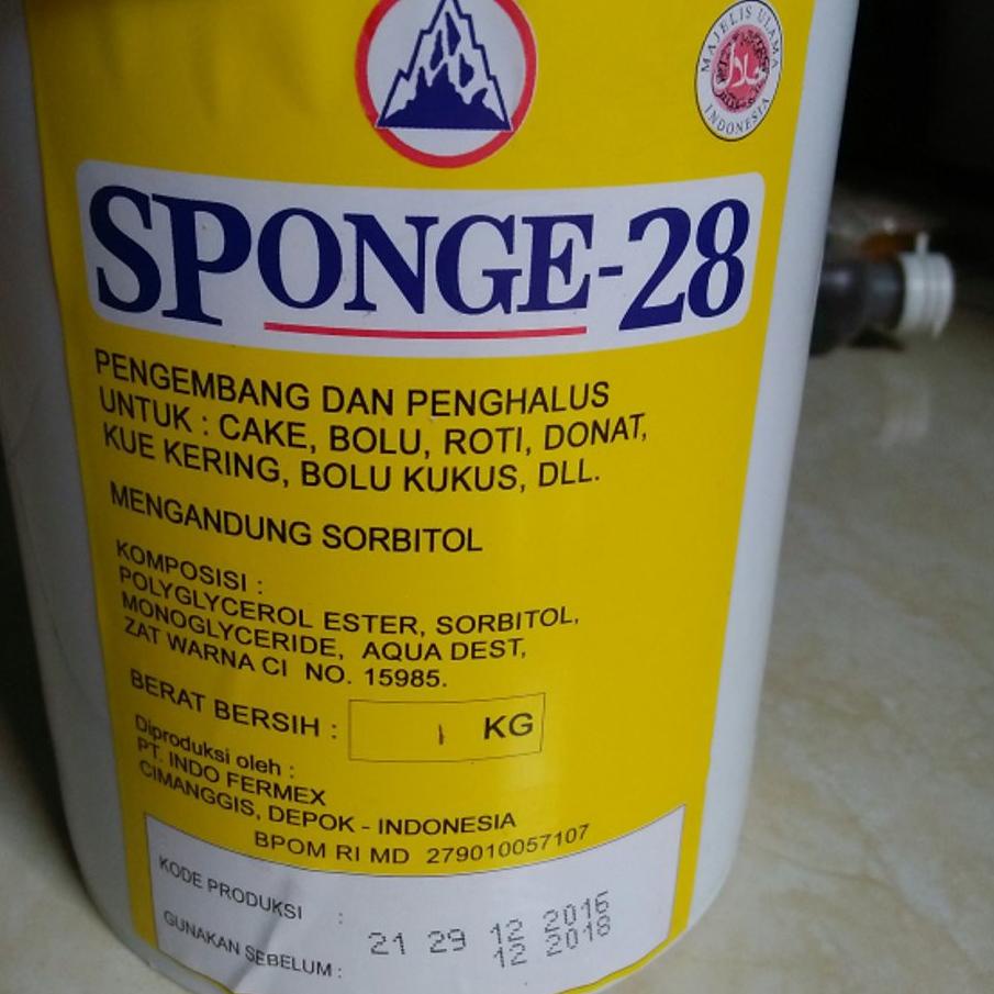 

ㅮ sponge pengembang dan pelembut kue sp 100 gram ㅄ