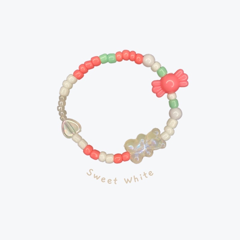 sweet bear | gelang manik | beads bracelet | gelang korea | gelang | custom