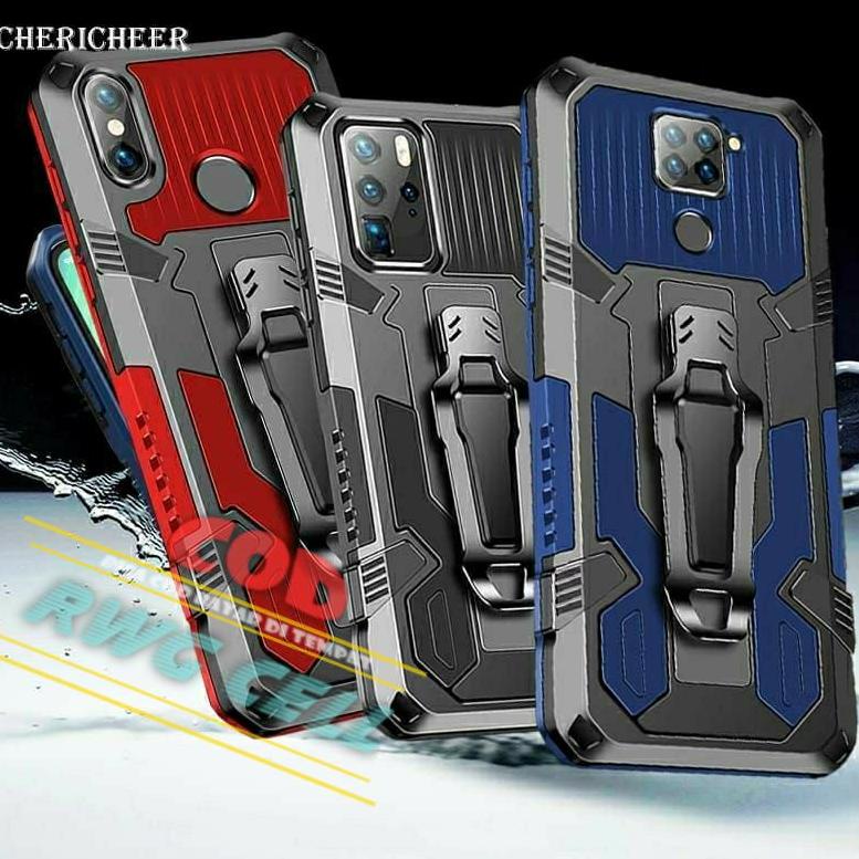 ︽ Realme 5 5I C3 5Pro Realmi 6 Pro Relmi 6Pro 6i Relme Rilmi Rilme 5S Hard Case Belt Clip Robot Tran