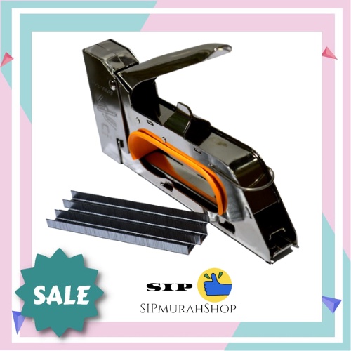 Stapler Tembak / Cekrekan / Pengokot / Hekter Gun Tacker / Staples Sofa, Staples Jok, Stepler Motor