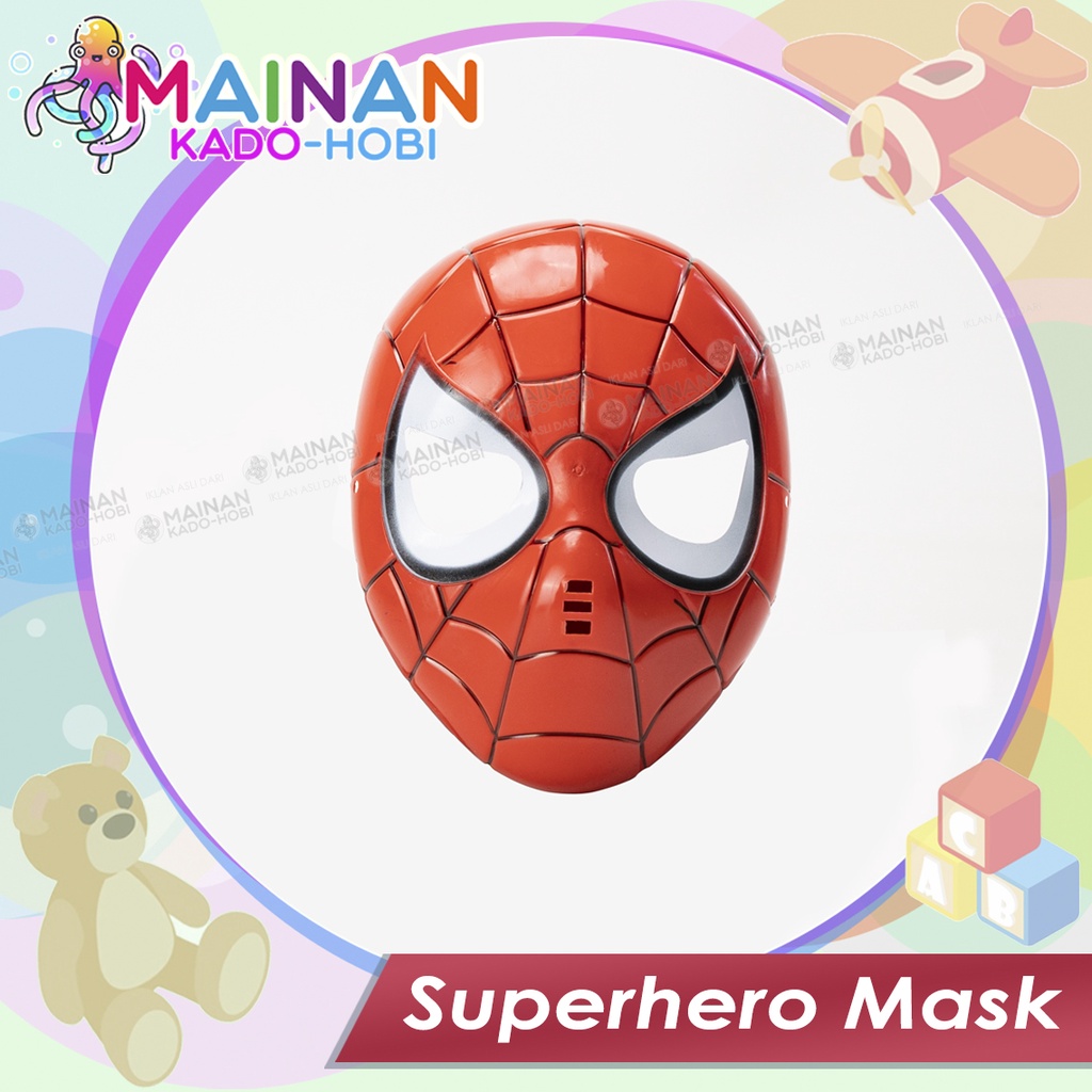 MAINAN ANAK MASK TOPENG SUPERHERO AVENGERS SPIDERMAN