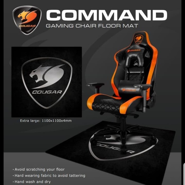Kursi Cougar Command Gaming Chair Floor Mat - Karpet Alas Kursi Gaming