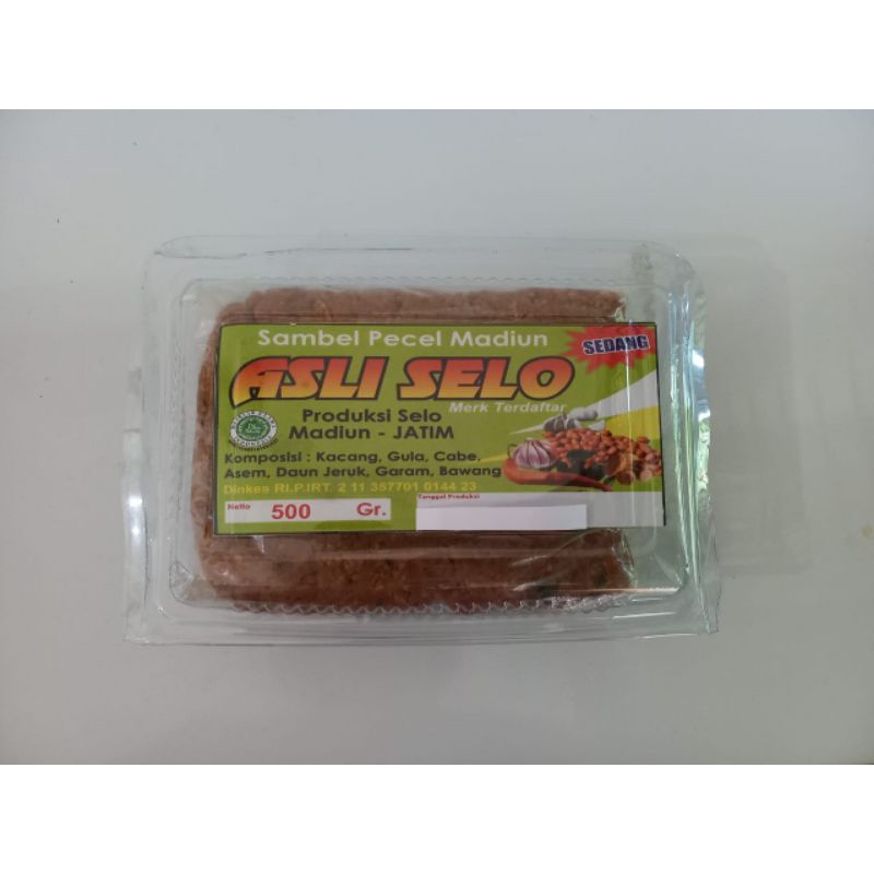 

sambel pecel asli selo