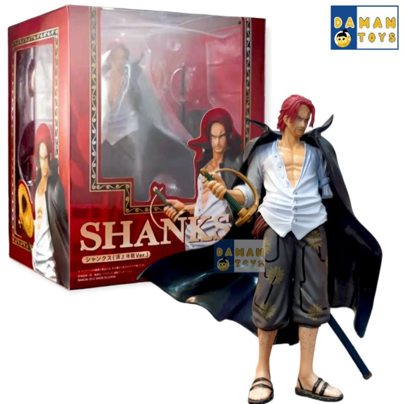 Action Figure One Piece Neo Dx Shanks The Red Haired Pirates Luffy Pajanga Patung