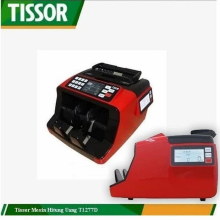 Mesin hitung uang TISSOR T1277D/Penghitung uang Tissor T-1277D