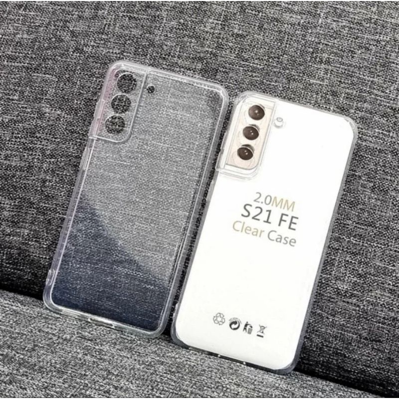 Case Samsung Galaxy S22 / S22 Plus S22+/ S22 Ultra 5G / S21 FE / S20 FE / S21 S21 Plus S21+ Ultra 5G 4G Silikon Casing Softcase Soft Clear Bening Camera Protect Transparan