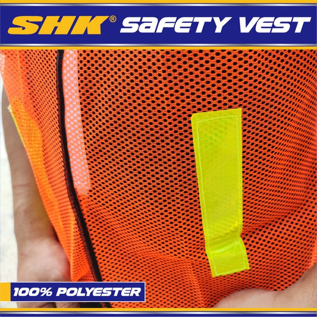 Rompi Proyek Jaring Safety Vest Orange Scot Lite size L SHK