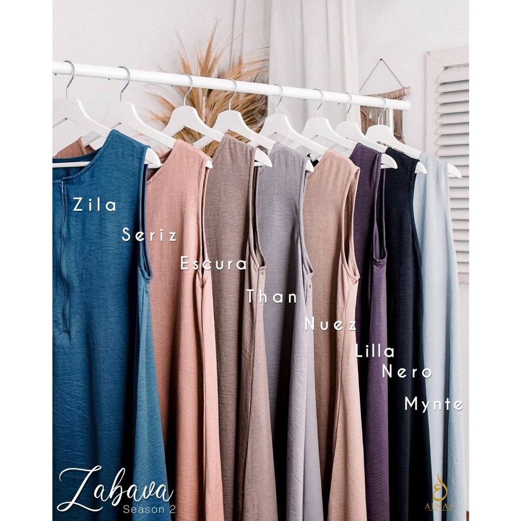 ZABAVA GAMIS ONLY (SEASON 2) BY AINAA - GAMIS KUTUNG INNER HIJAB SYARI