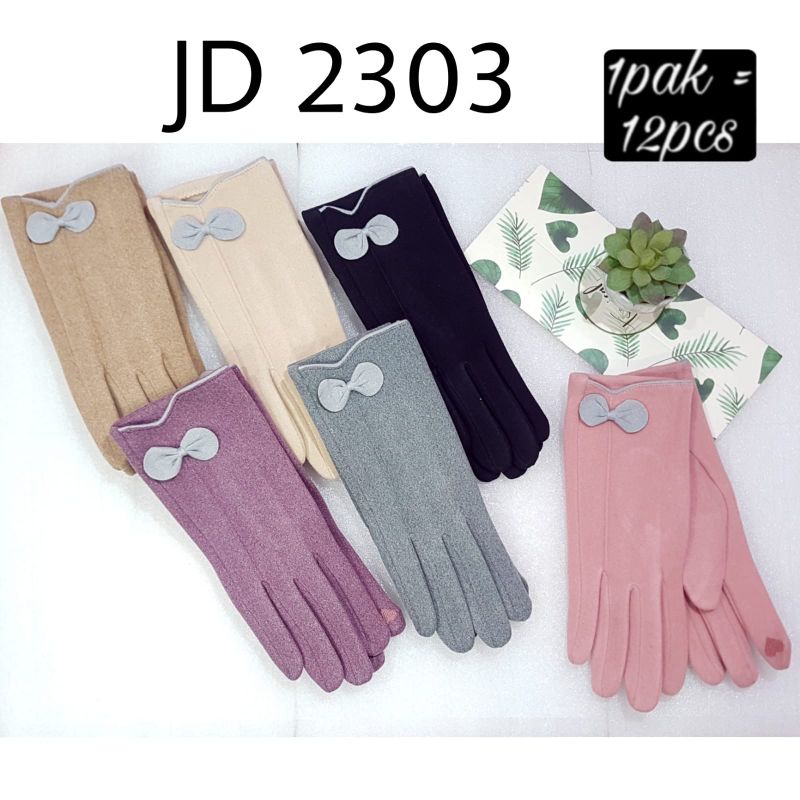 sarung tangan wanita spandex touch screen jd 2303