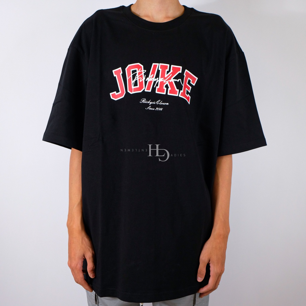 RIC Joker Font Logo Tee Black/Red 100% Original