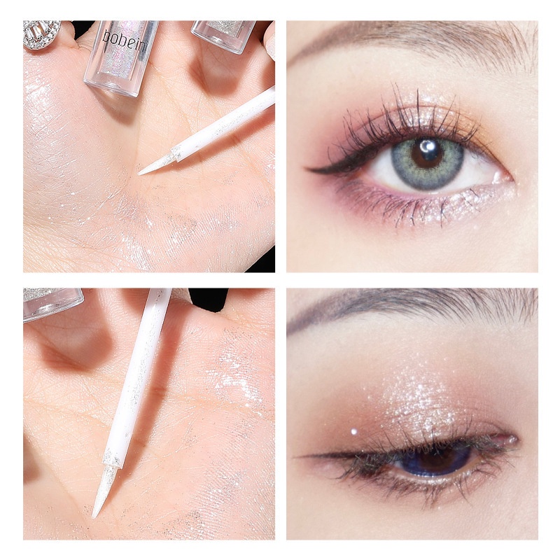 【COD】Eyeshadow Liquid Pearl Light Gloss Highlight Eye Beauty Eyeshadow Glitter Cocok Untuk Semua Jenis Kulit Tahan Lama-CH