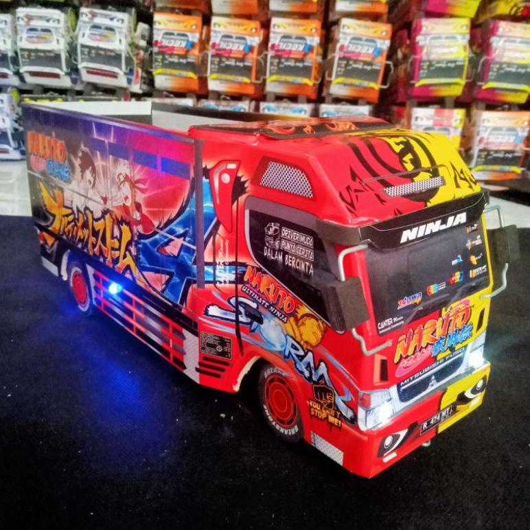 (L-T5T)(☛) RYN15 - Mainan Diecast Miniatur Truk Oleng NARUTO Ultimate Ninja Ukuran P30 Setandar Vari