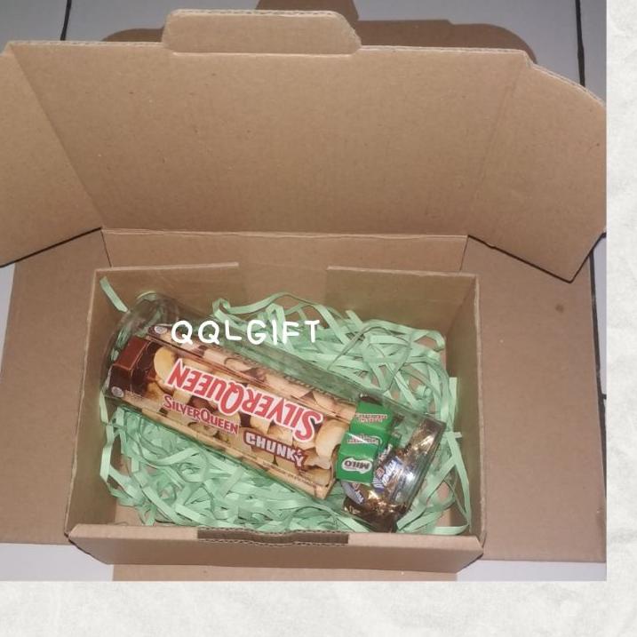 

(W9)U♥☞) Paket Coklat Kado Romantis 3pcs Silverqueen Chunky Bar 33gr 3pcs Milo Cube 3pcs Permen Alpenliebe Eclairs siap dikirim