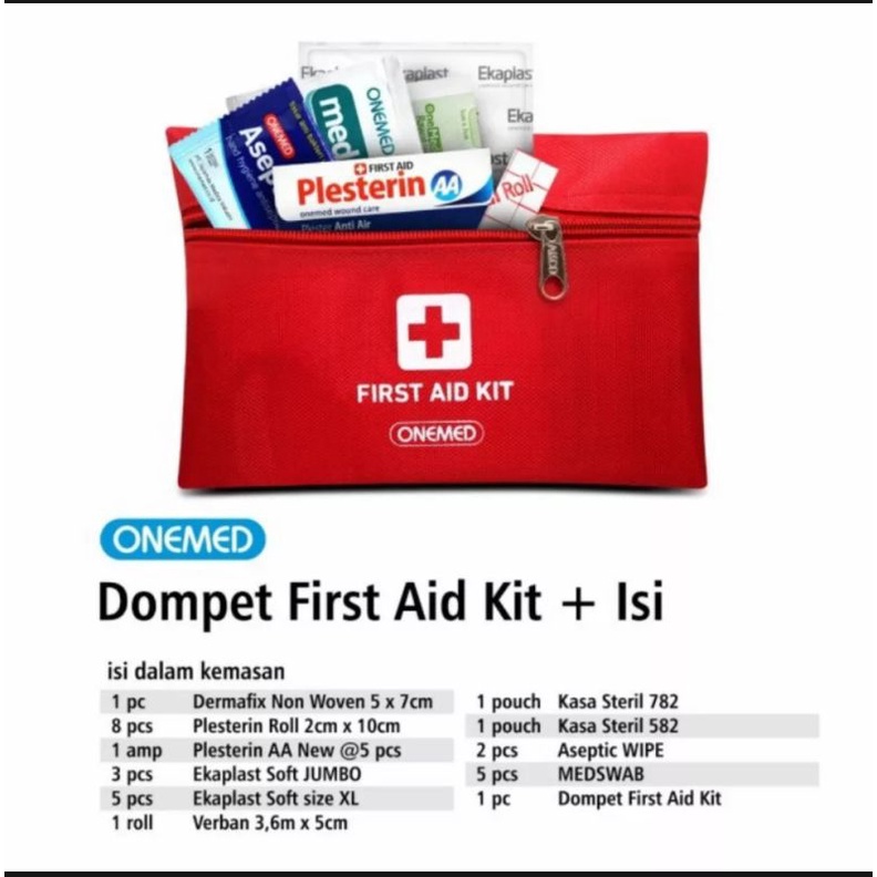 ONEMED First Aid Bag Kit Kotak P3K Onemed