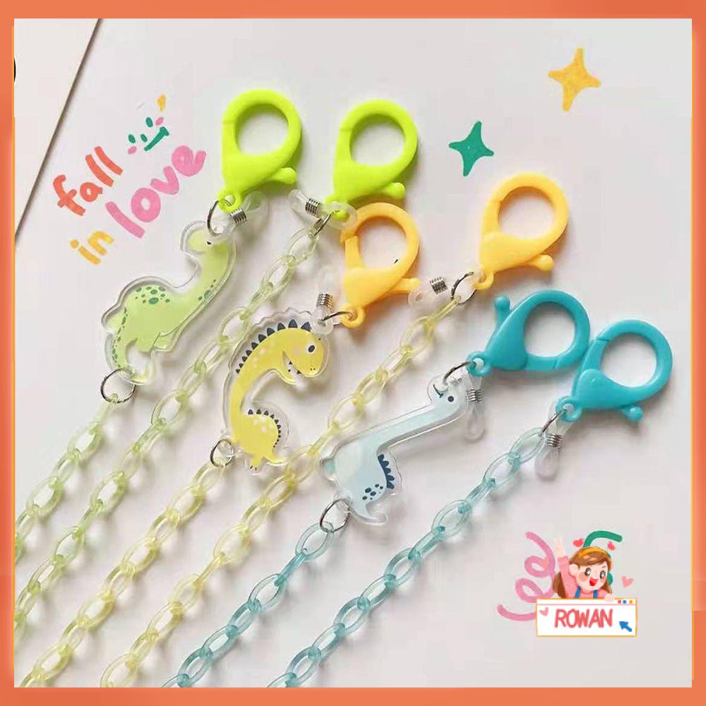 R-flower Glasses Chain Candy Color Rantai Kalung Akrilik Dinosaurus Anti Hilang