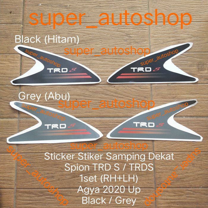 Anti Fog Sticker Stiker Samping Dekat Spion Trd S Trds Agya 2020-2021 1Set