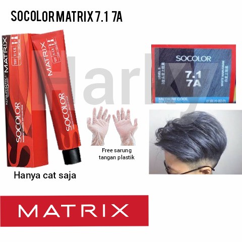Cat Matrix Socolor 7.1 7A Medium Cool Blonde 90Ml (Cat Saja)