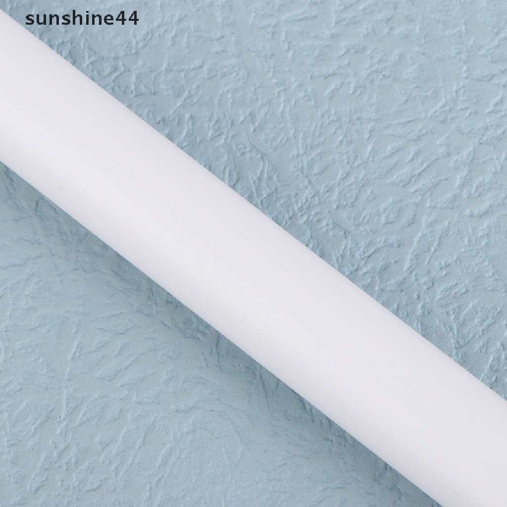Sunshine 10Pcs 15/31cm Batang Penyangga Kue Piling Straw Dowels Plastik Putih.