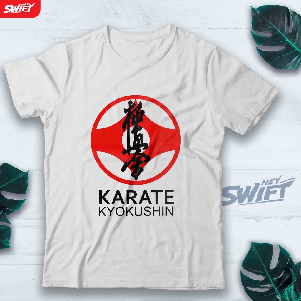 KAOS Kyokushin Karate Symbol and Kanji TSHIRT BAJU DISTRO
