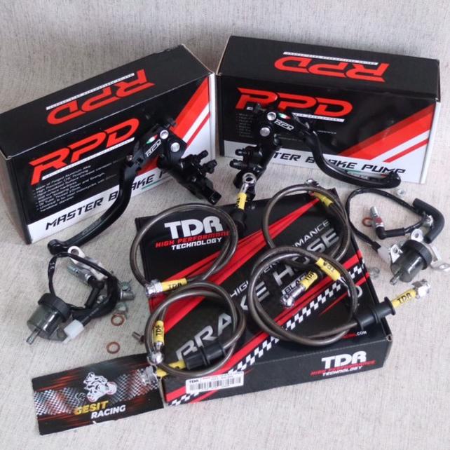 PAKET Selang rem-Master Rem XMAX ABS CARBON RPD TDR