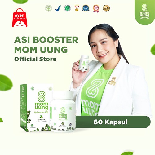 Mom Uung Asi Booster Pelancar ASI Mom Uung (60 Kapsul)