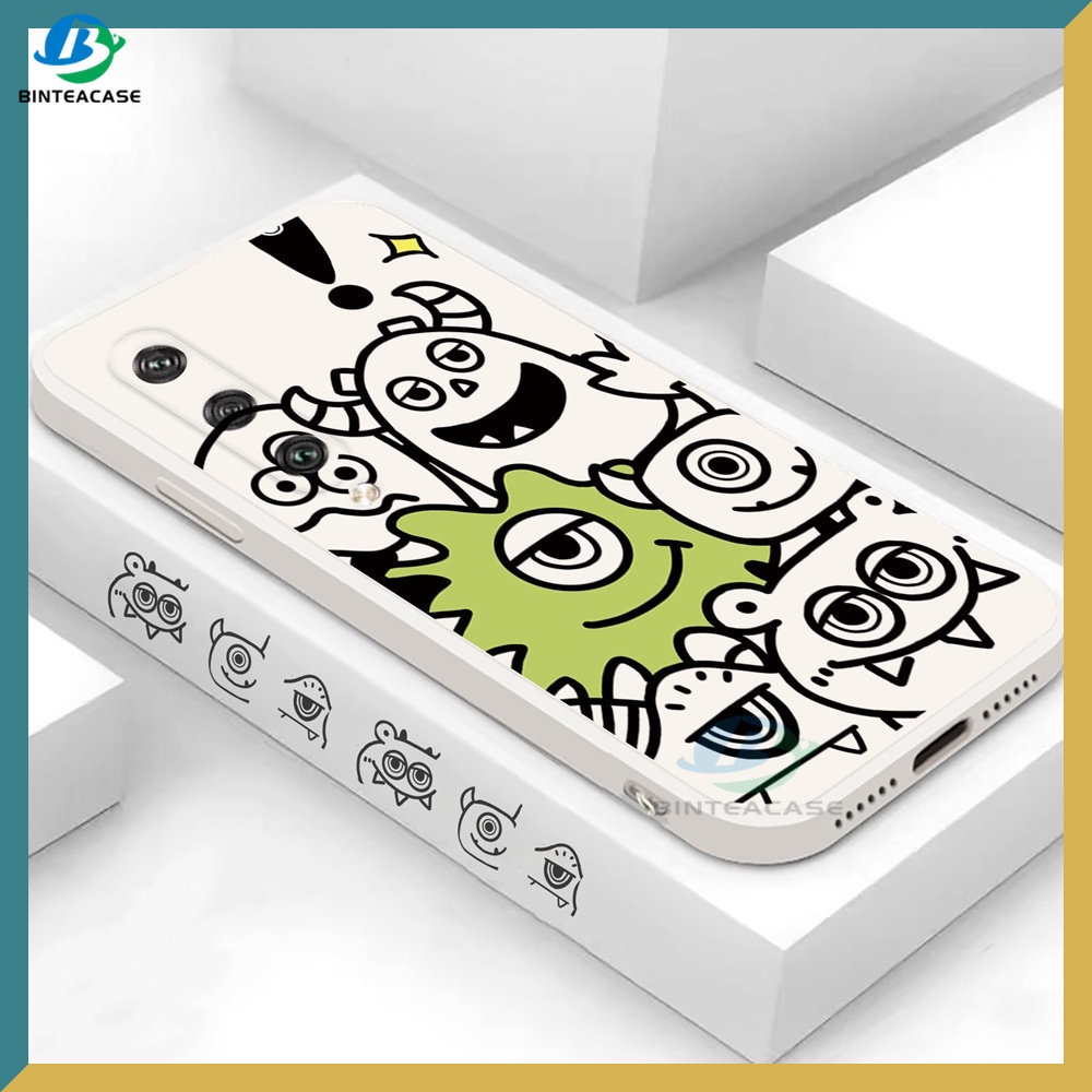 Huawei P30 Lite Nova 5T Nova 3i Nova 7i Y6P Y7A Y6 Pro Y7 Pro 2019 Y9S Graffiti Kartun Monster Lembut Silikon Casing Ponsel Binteacase