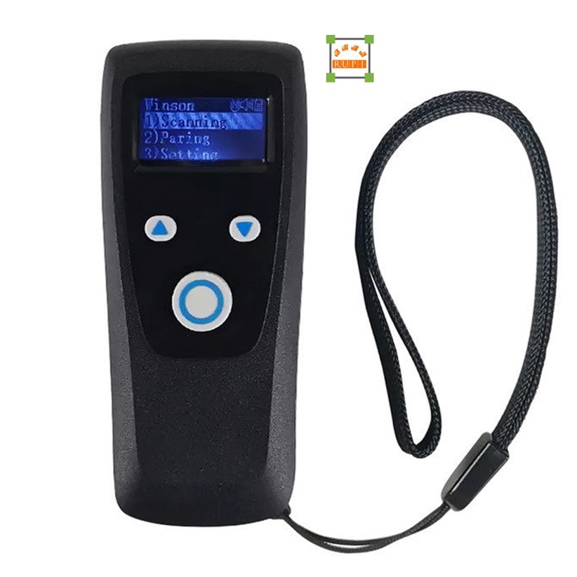 Mini Barcode Scanner EPPOS 1D/2D EP8014P - Wirelles Bluetooth Konek Ke HP Dan Komputer