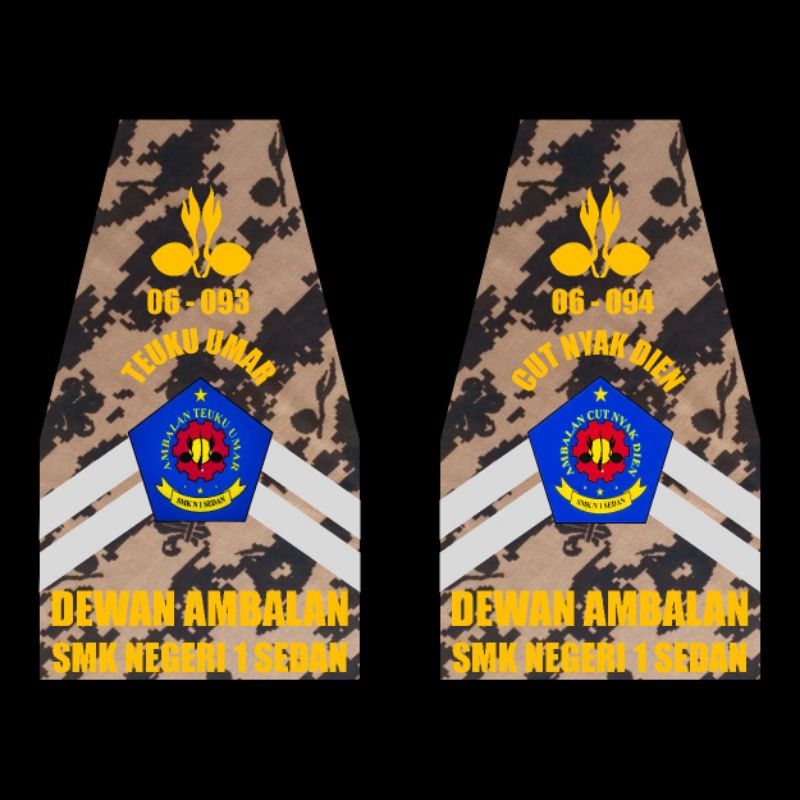 Ban Lengan Pramuka, Osis, TNI/POLRI