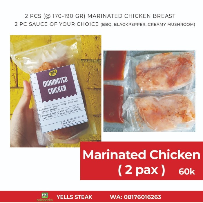 

⭐BISA COD⭐ Marinated Chicken (ayam panggang bumbu) Frozen Food Instant