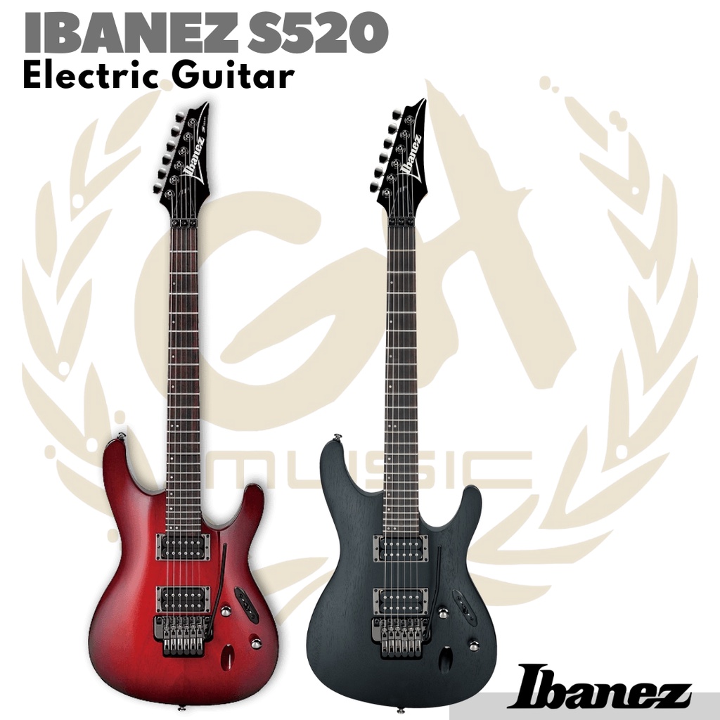 Ibanez S520 Electric Guitar | Gitar Elektrik Listrik up down tremolo
