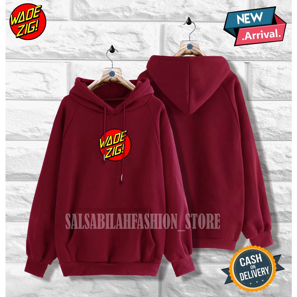 WADEZIG Jaket Sweater Distro - Sweater Hoodie Pria Dan Wanita Flece Tebal