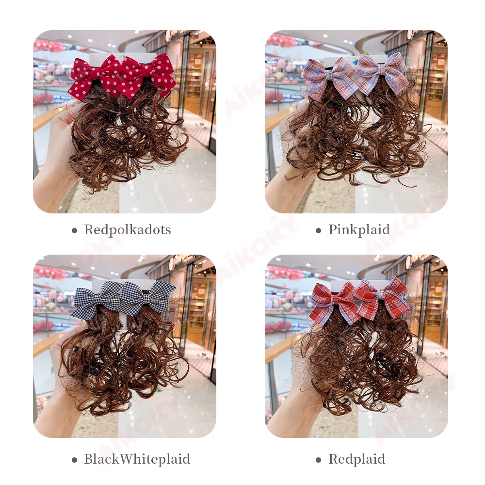 Aikoky Jepitan Wig Anak Perempuan korea 1 Set/2pcs