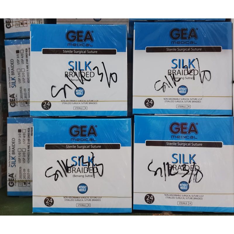 Per Box - Gea Silk 3/0 ( Tanpa Jarum )