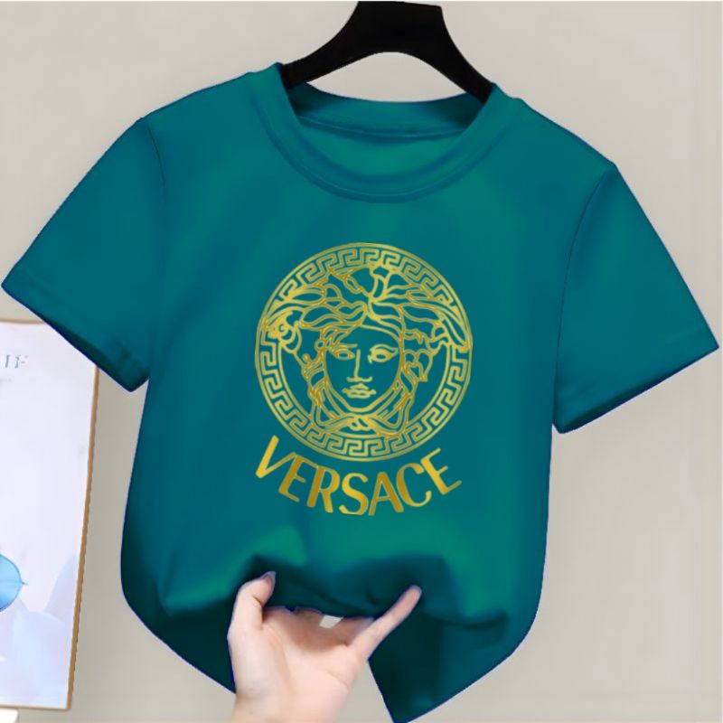 Baju Kaos Anak Laki Laki &amp; Perempuan Kaos Anak Versa Gold Umur 2 Sampai 10 Tahun Atasan Anak laki Laki T-shirt Anak Perempuan Murah Baju Kaos Anak Murah