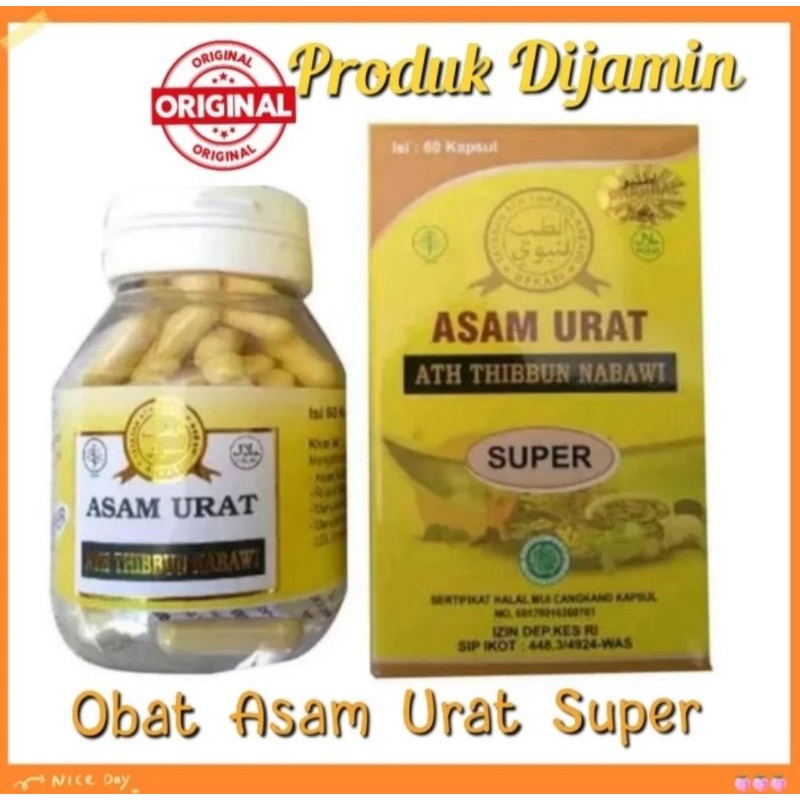 Ath Thibbun Nabawi Super Obat Asam Urat Mujarab Obat Asam Urat Asli Original Herbal