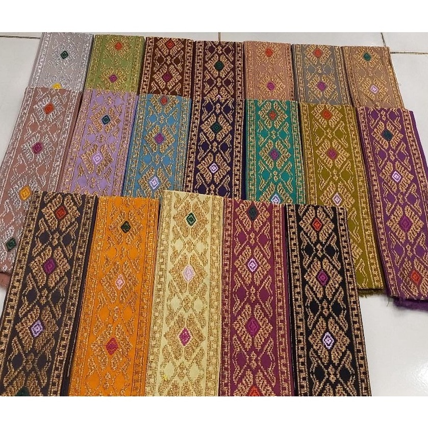 selendang kebaya | selendang obi songket bordir | selendang bali | selempot | ikat pinggang bali | s