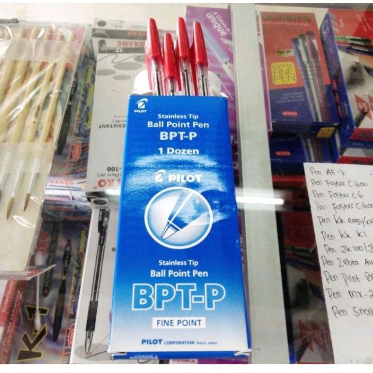 

[PRODUK BQ8D7] Pulpen Pilot BPT-P Fine point 0.7mm ( 1pak/12pcs ) 9QK