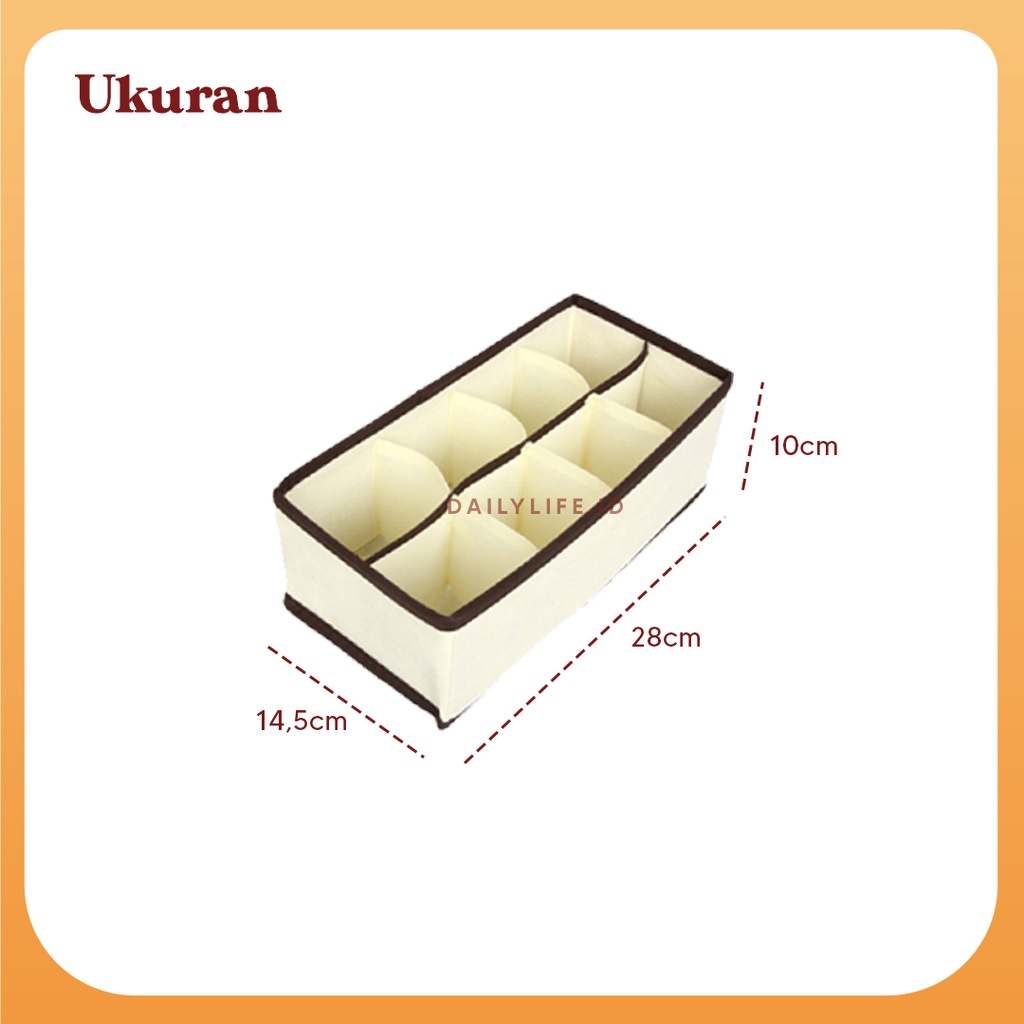 Box Storage Tempat Penyimpanan Underware Serbaguna -BOX-SLT- Dailylifeid