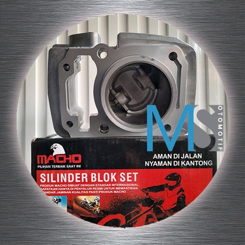 Cylinder / Silinder Block / Blok Seher Assy Honda Megapro New / Verza 150 - MS Otomotif