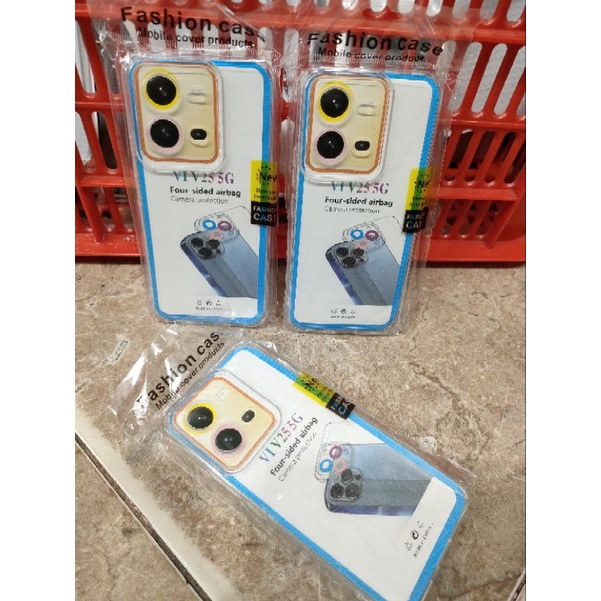 Softcase Vivo V25 5G Silikon Casing Case Bening Transparan Pelindung Pro Camera